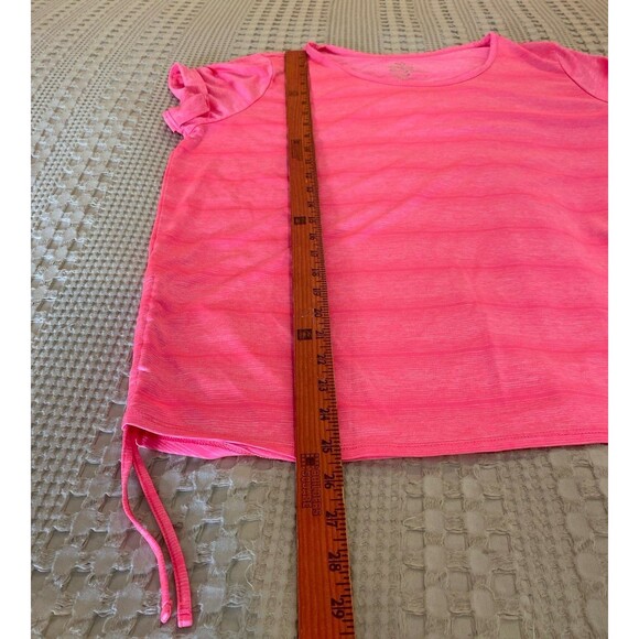 Made for Life Top Size PXL Activewear Pink Shortsleeved Blouse Work out - Picture 10 of 10